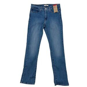 NWT Levis Womens 314 Shaping Straight Tummy Slimming Stellar Stretch Jeans 31